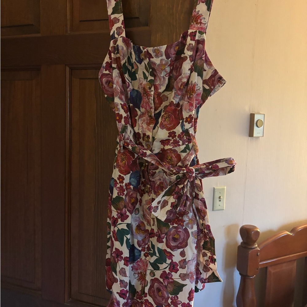 Baltic Born Multicolor Floral Romper - Picture 2 of 5